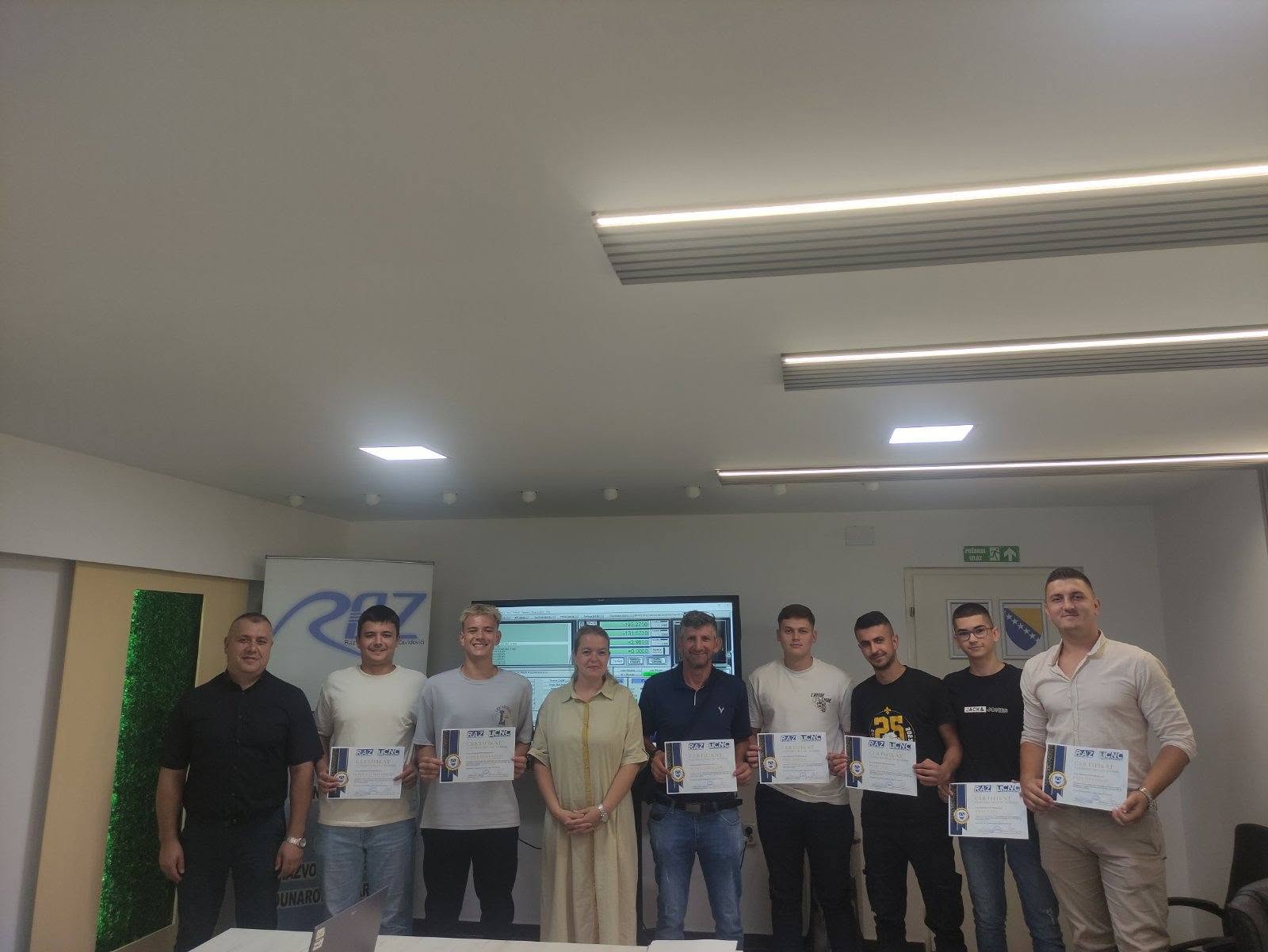 Dodjela certifikata polaznicima CNC akademije