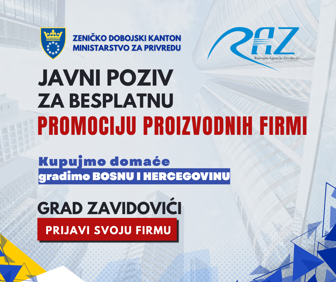 Javni poziv za besplatnu promociju firmi