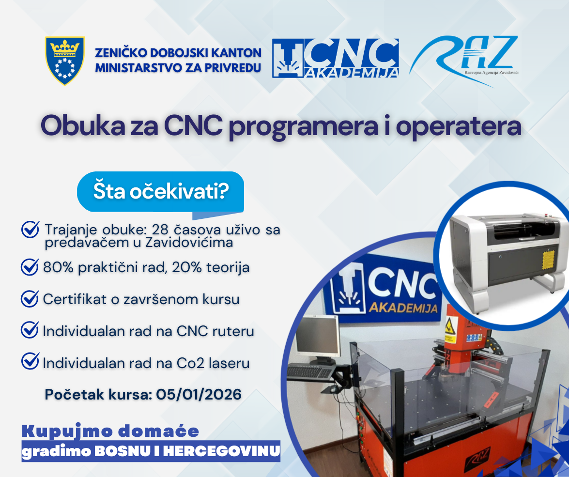 Obuka za CNC programera i operatera