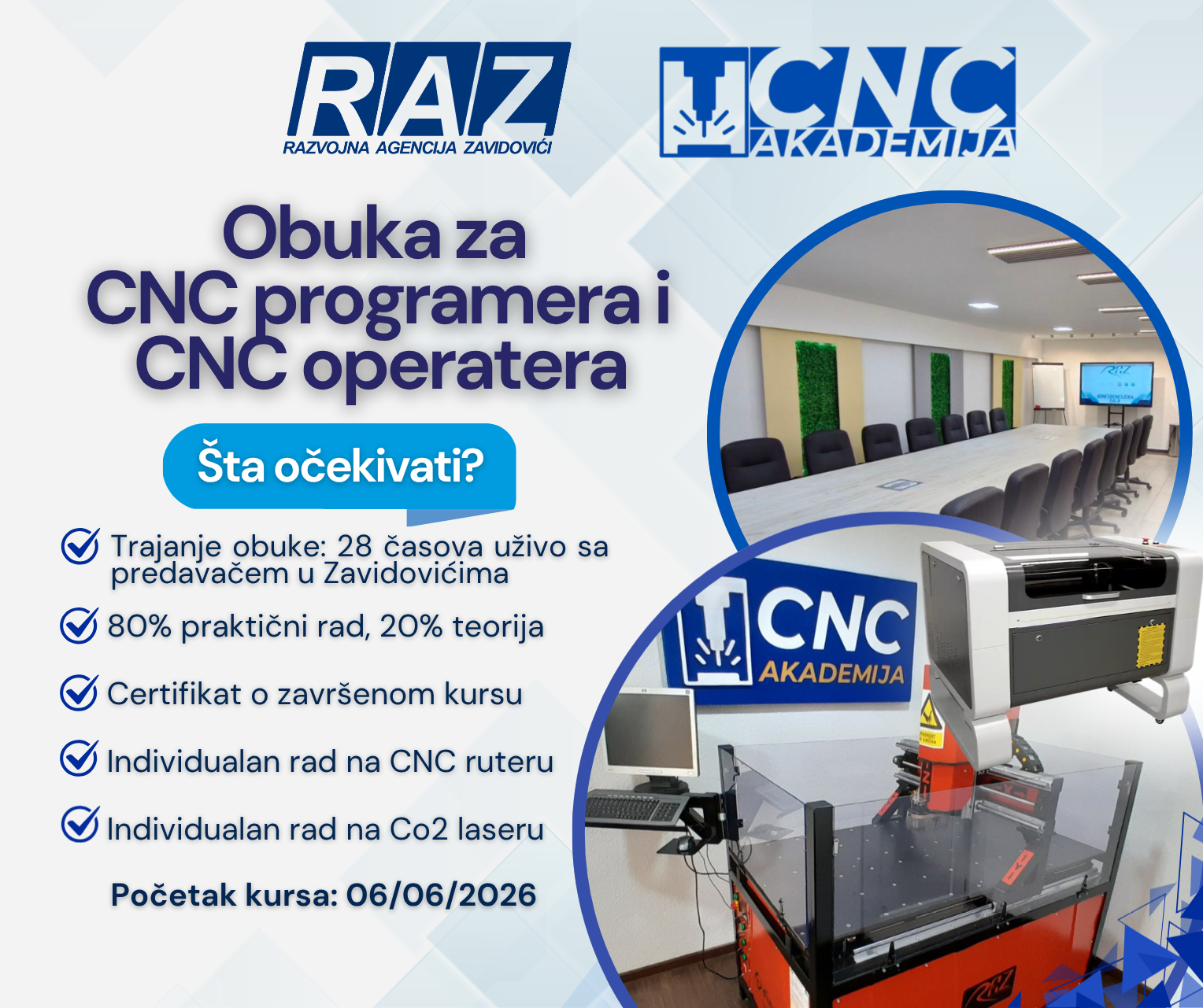 Obuka za CNC programera i operatera